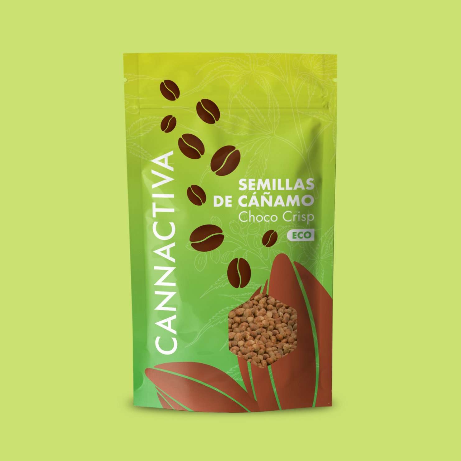 Choco Crisp Semillas de cáñamo ECO (40gr) - Imagen 3
